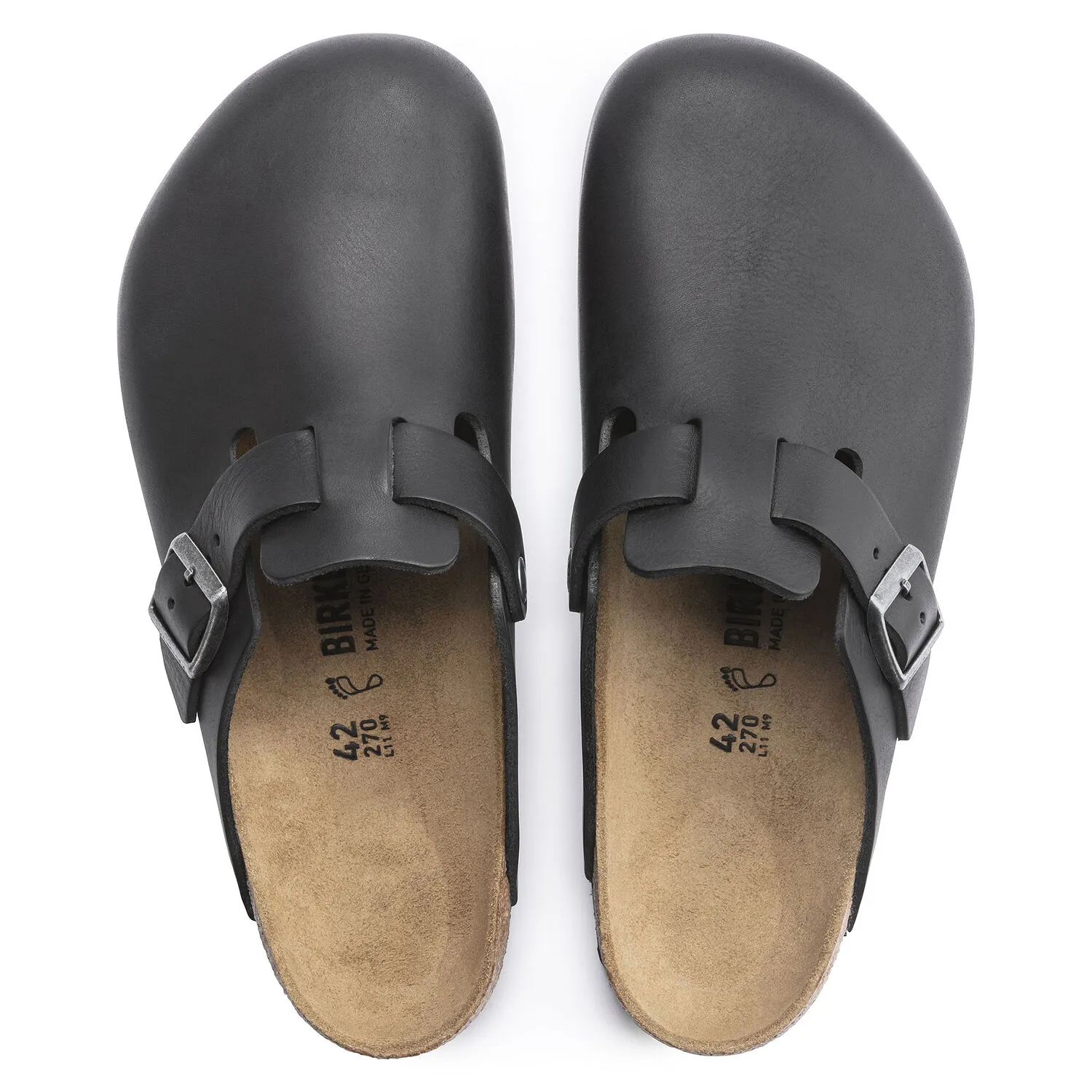 Birkenstock Boston Grip Vintage Wood Black