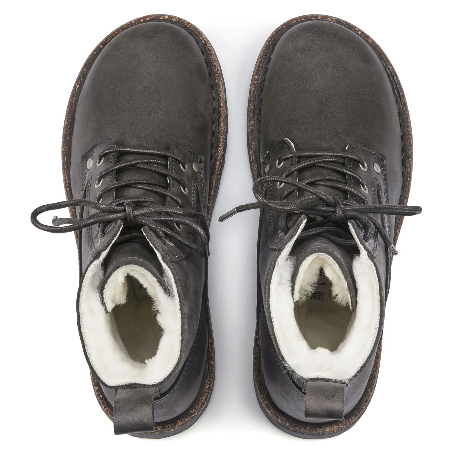 Birkenstock Bryson Shearling Graphite Oiled