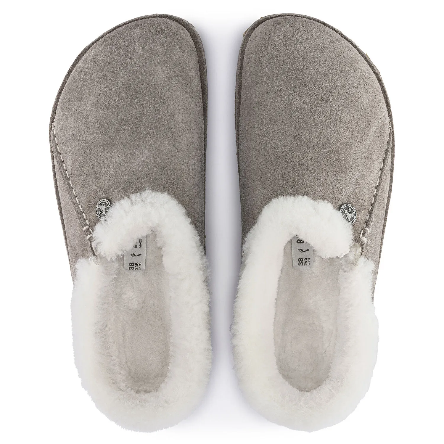 Birkenstock Zermatt Premium Stone Coin Suede