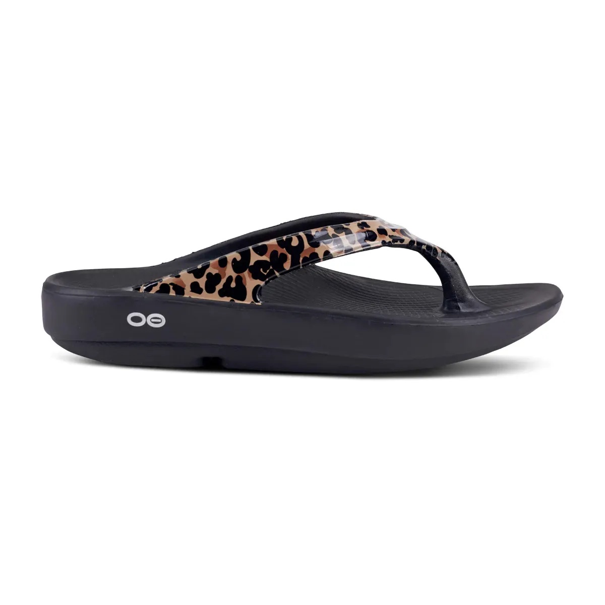 ● OOFOS ● OOLALA BLACK LEOPARD Oofos OOlala Limited Leopard