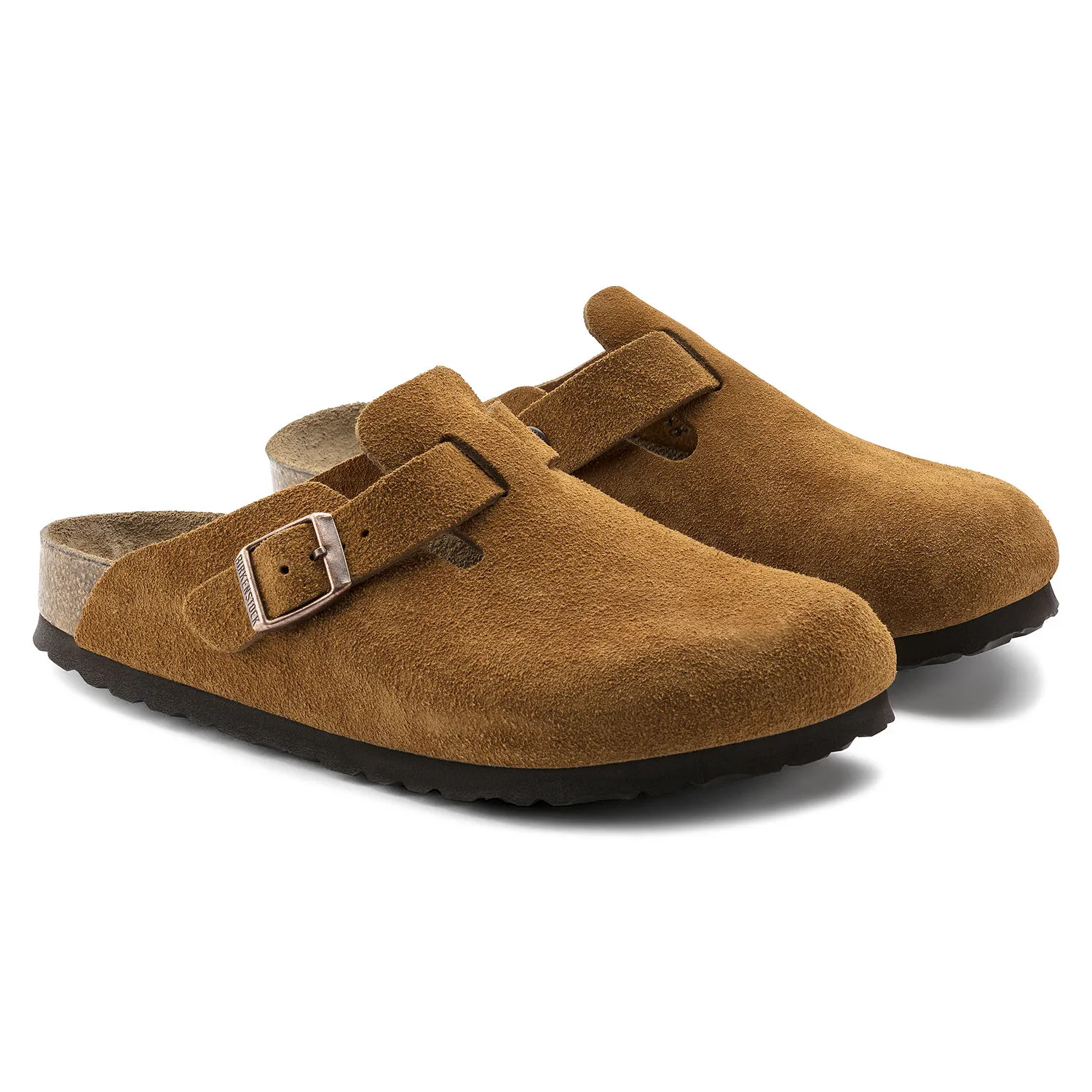 いろはす　Birkenstock Boston Birkenstock Boston Suede with Soft Footbed - Walmart.com