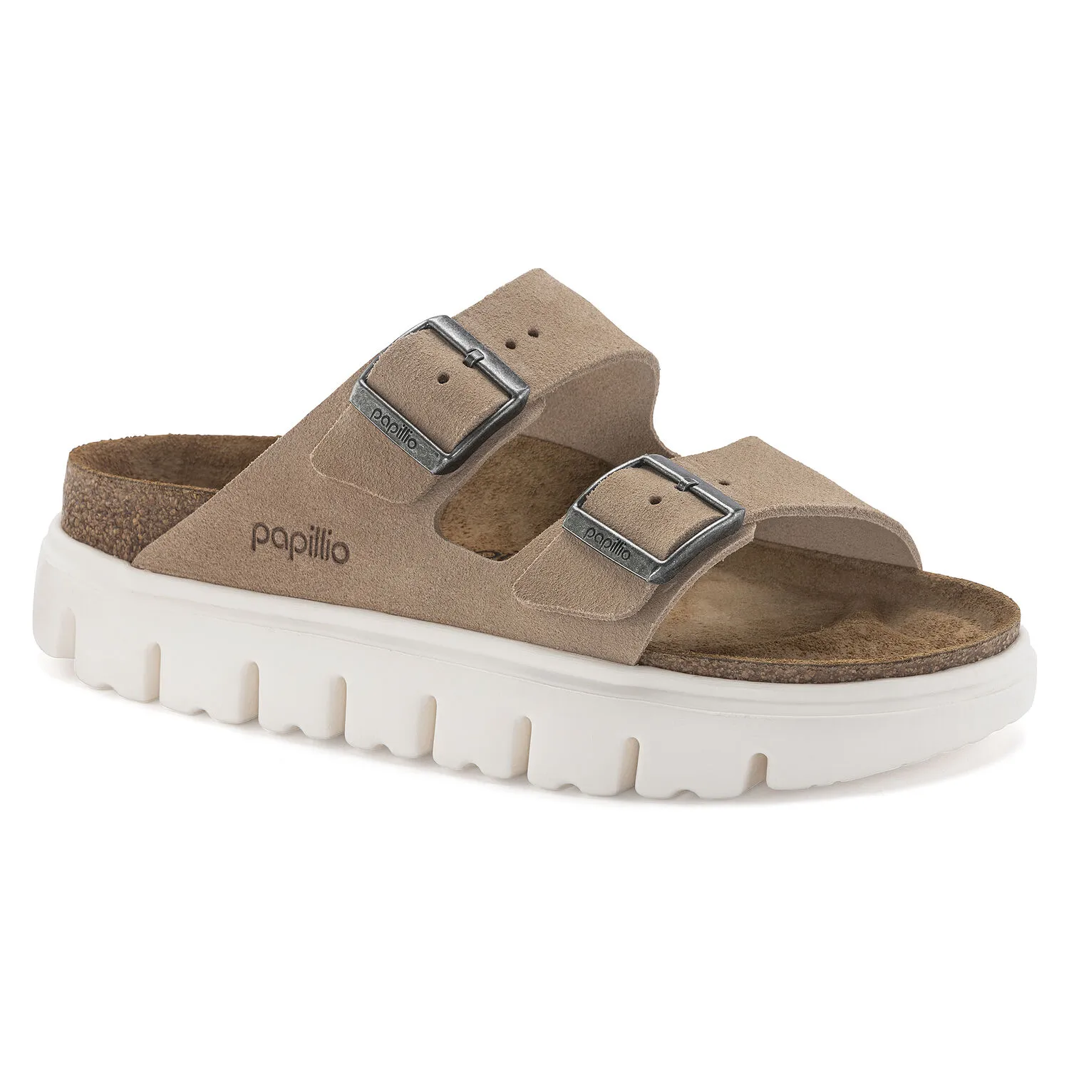 Birkenstock Women's Arizona Papillio Chunky Suede Leather (Narrow