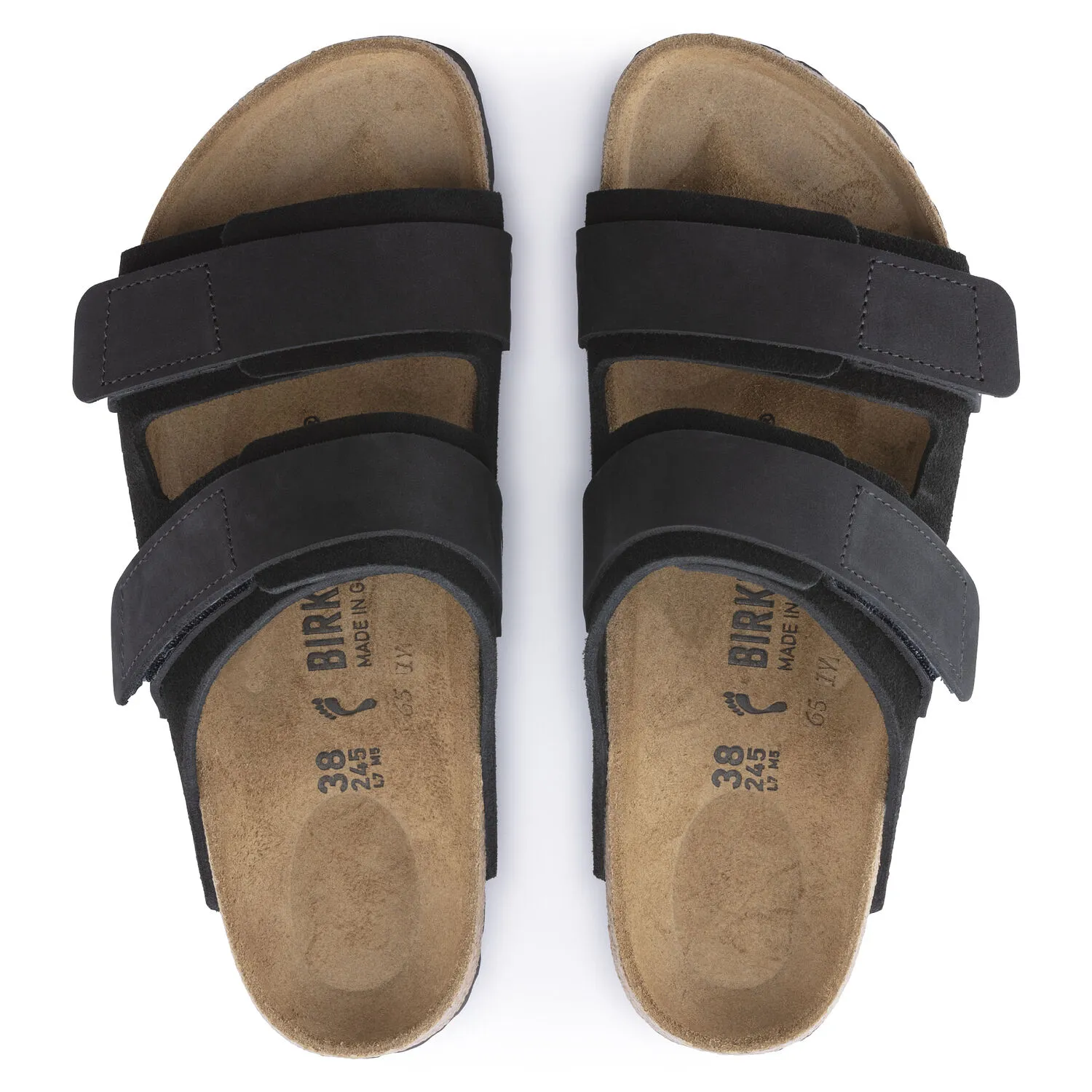 Birkenstock Uji Black Nubuck/Suede