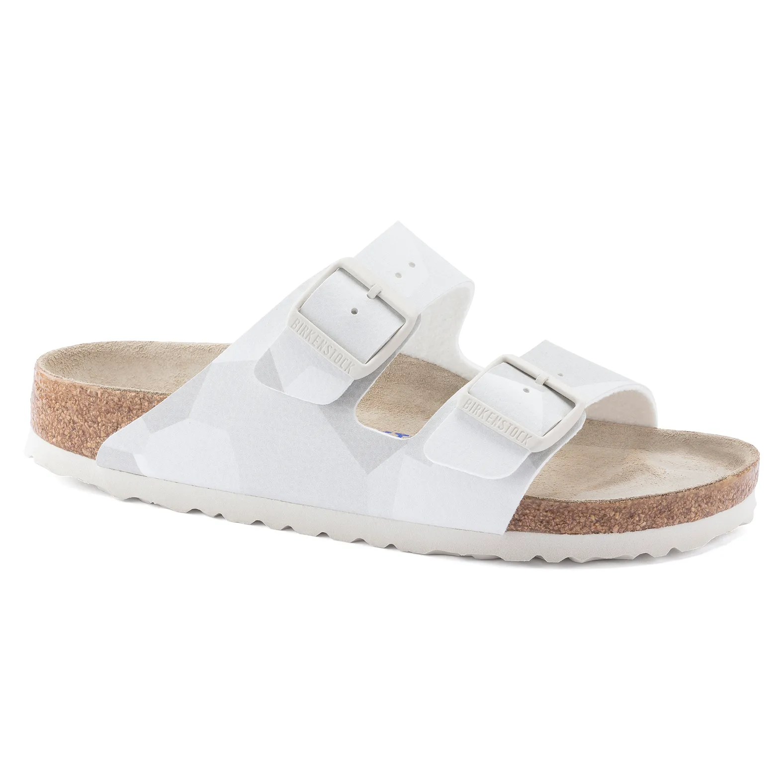 Birkenstock Arizona Birko-Flor - White Birkenstock Arizona Birko-Flor Sandal, White, Size 37 EU 6  main image 4