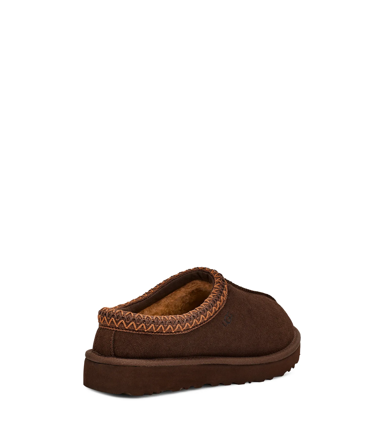 NWB UGG Tasman in Brown Sheepskin Fur Slippers UGG Tasman embroidered shearling slippers | NET-A-PORTER main image 4