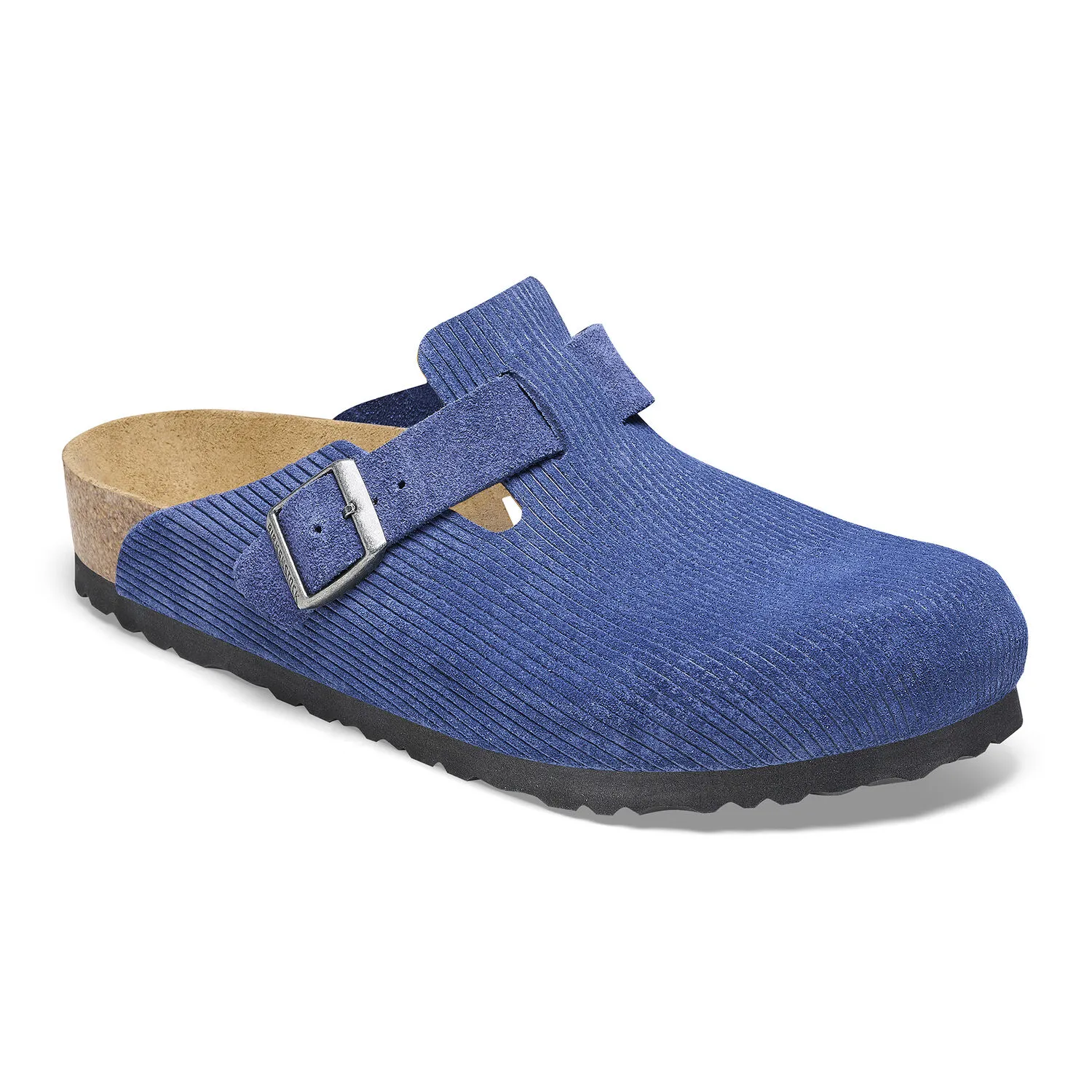 靴 BIRKENSTOCK Exclusive Boston Corduroy 38 Birkenstock Boston Corduroy Indigo Blue Suede