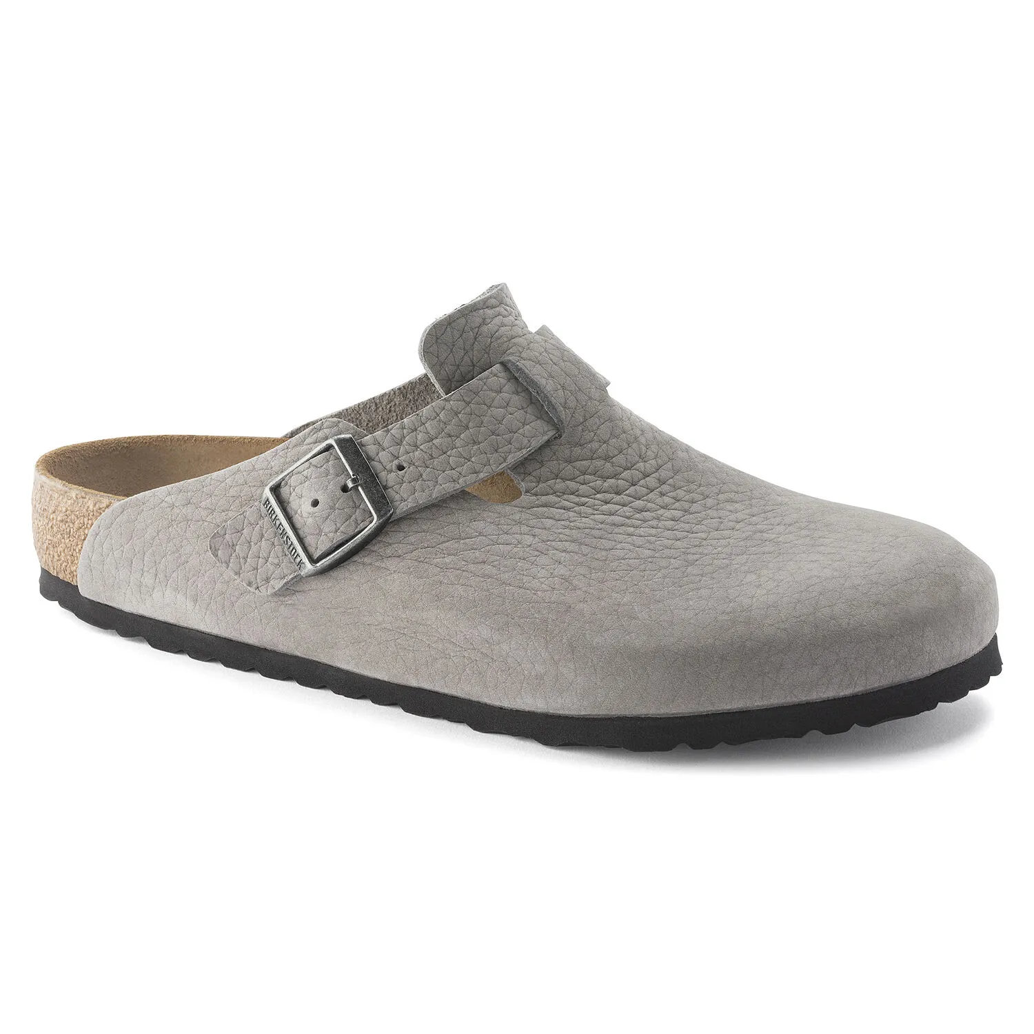 Birkenstock Boston Desert Buck Whale Gray