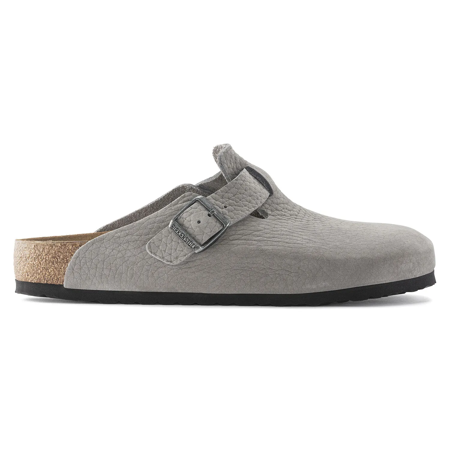 Birkenstock Boston Desert Buck Whale Gray