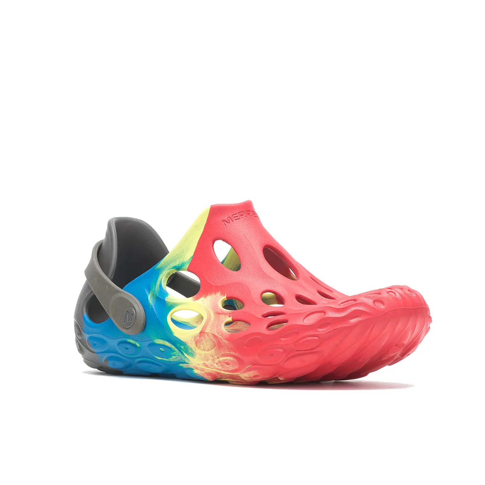 Merrell Hydro Moc Drift Shoes Mens Sz 9 Red Yellow Slip On Rubber Clogs‎ Water Merrell Hydro Moc Drift - Mens Red/Blue/High Vis main image 3