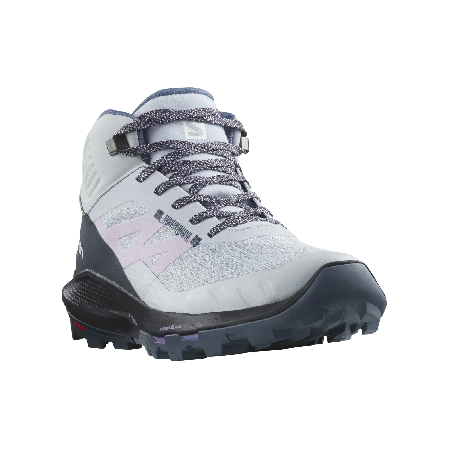 Salomon Outpulse Mid GTX - Womens Arctic Ice/India Ink/Orchid Bloom
