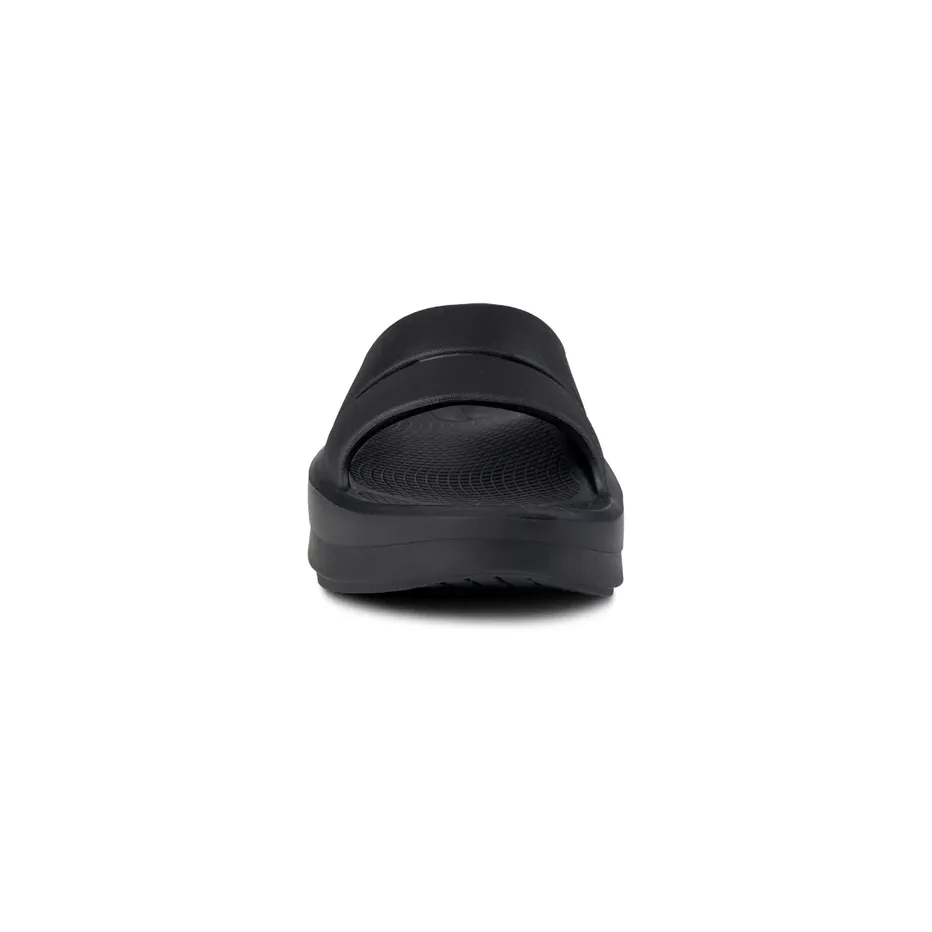 OOFOS Women's OOmega OOahh BLACK