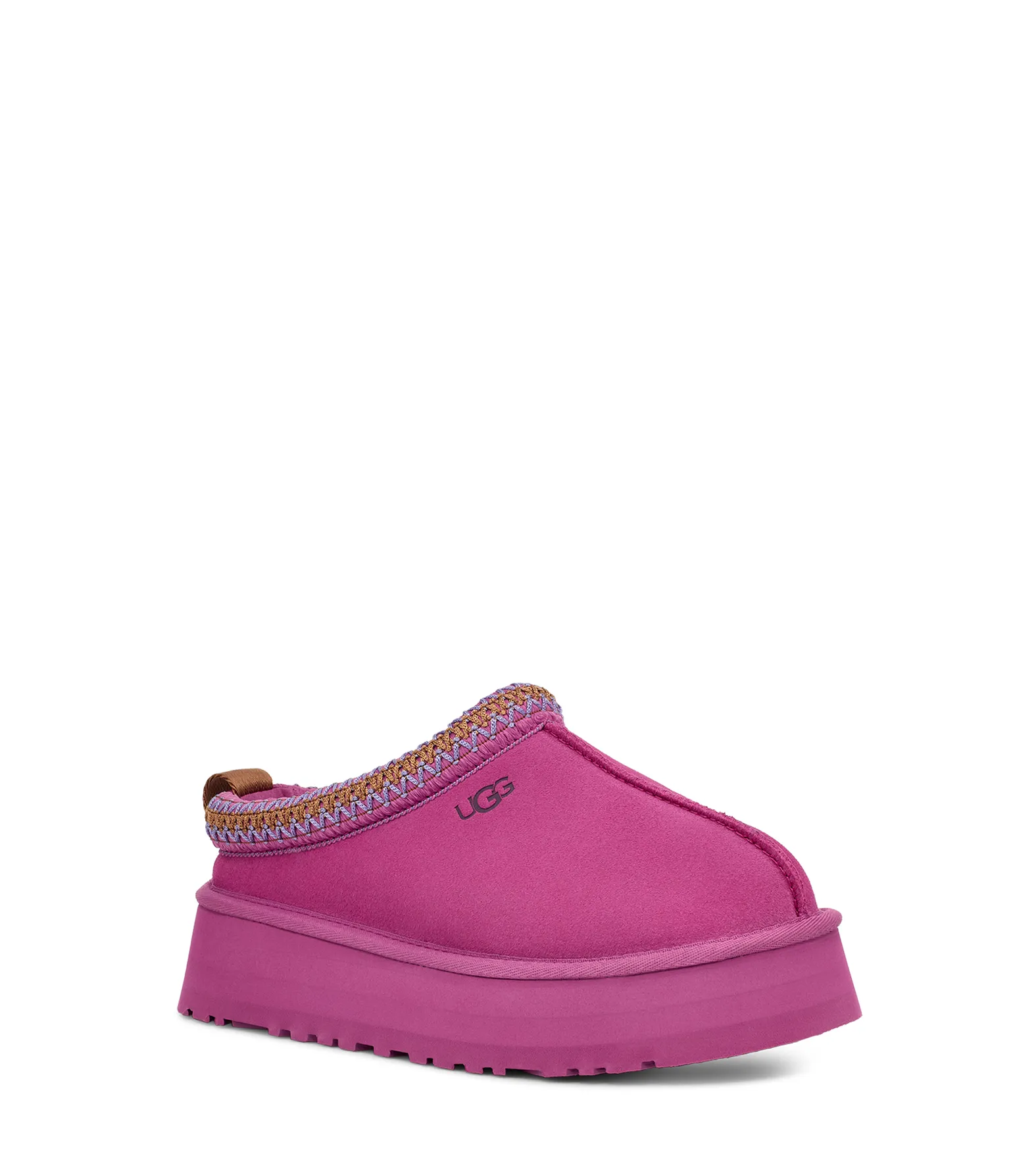 【美品】サイズ23センチUS6 UGG ピンク モカシン シューズ Ugg Tazz Mangosteen