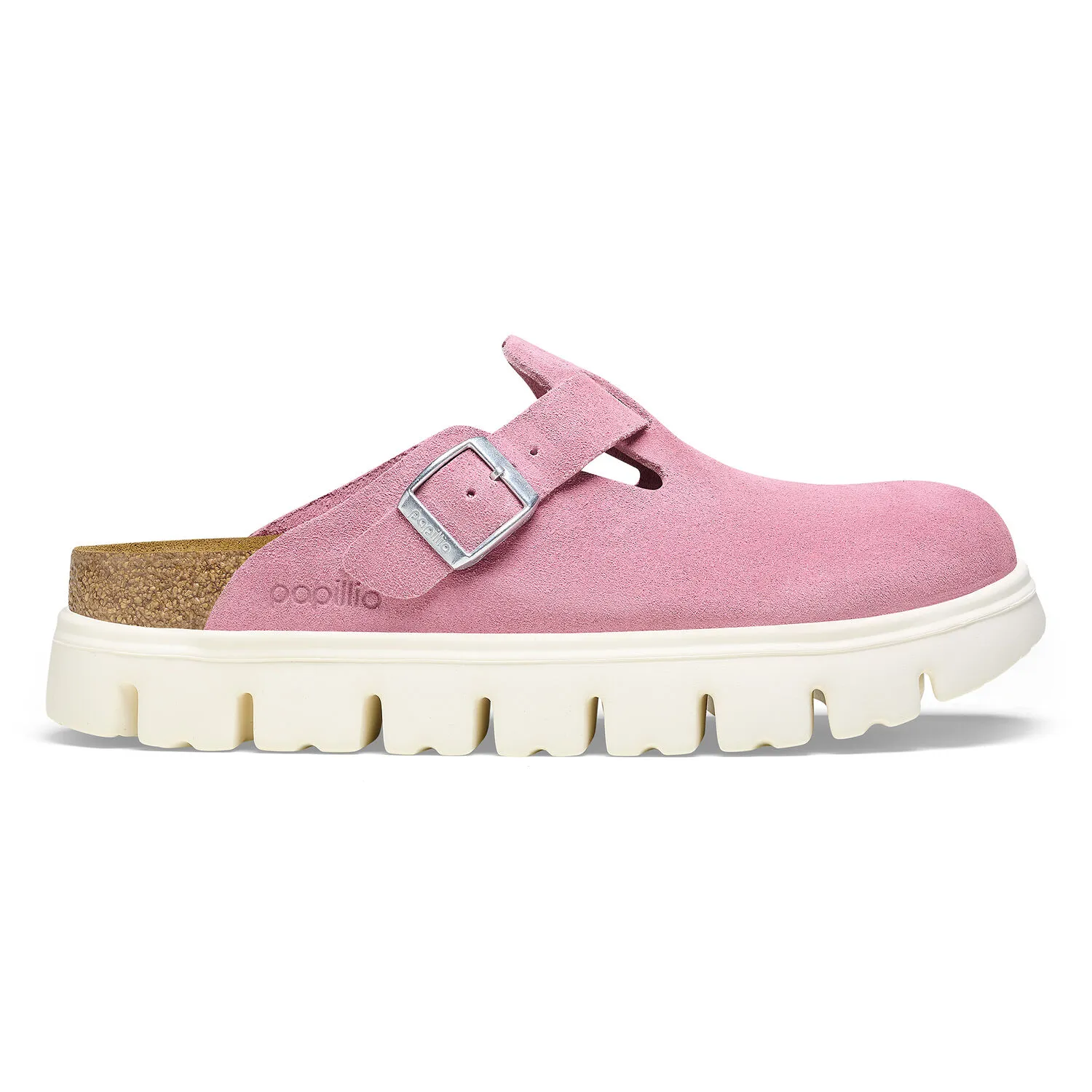 Birkenstock Boston Chunky Candy Pink Suede