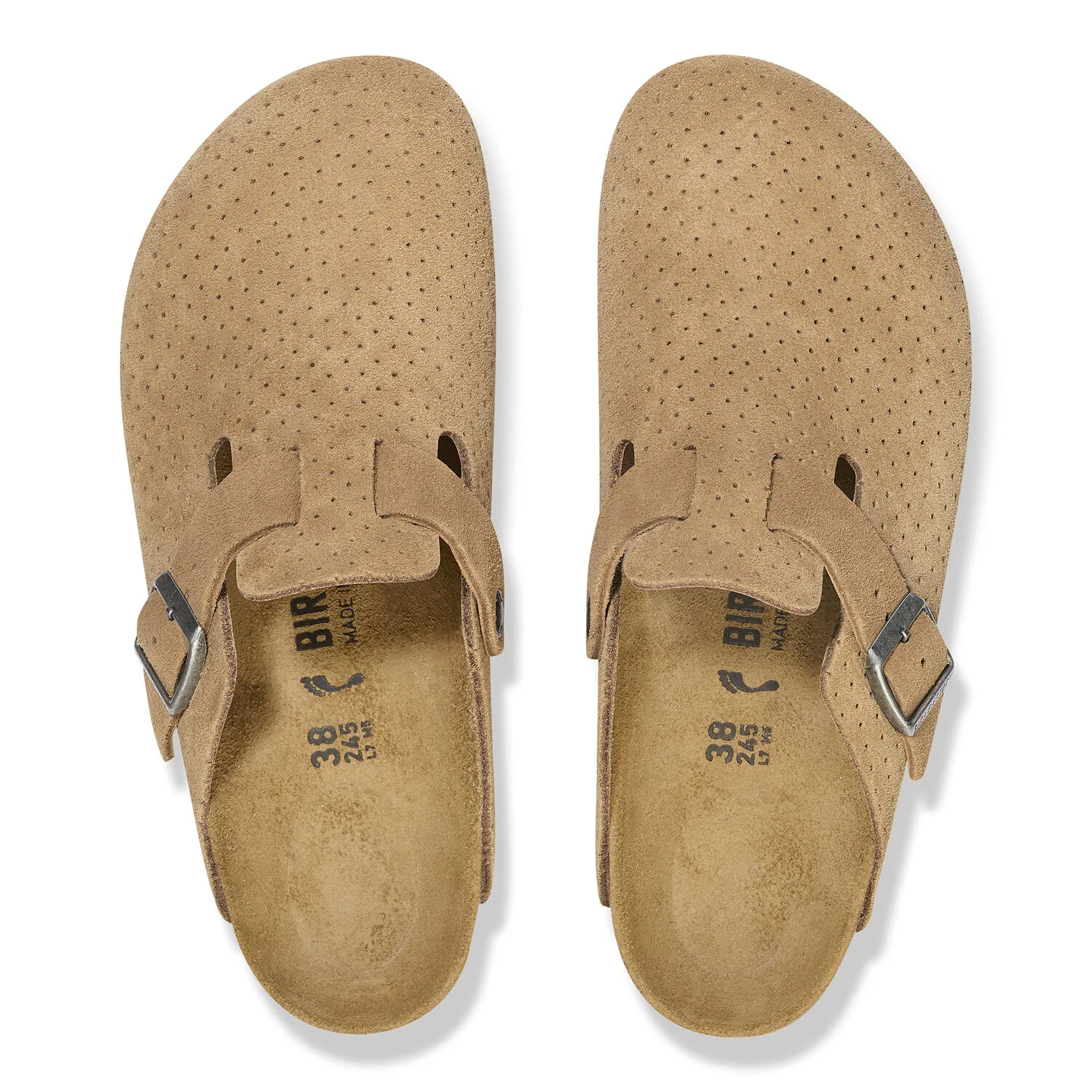 【BIRKENSTOCK】SS25 BOSTON Boston Mixed Leather Concrete Gray | BIRKENSTOCK