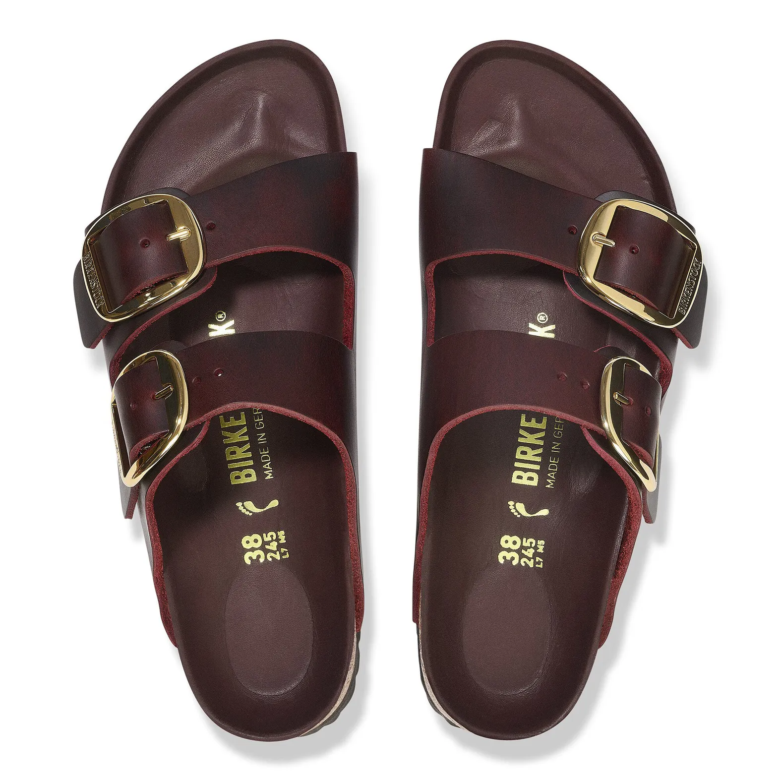 Birkenstock Arizona Big Buckle Oiled Leather (Narrow Width) Zinfandel