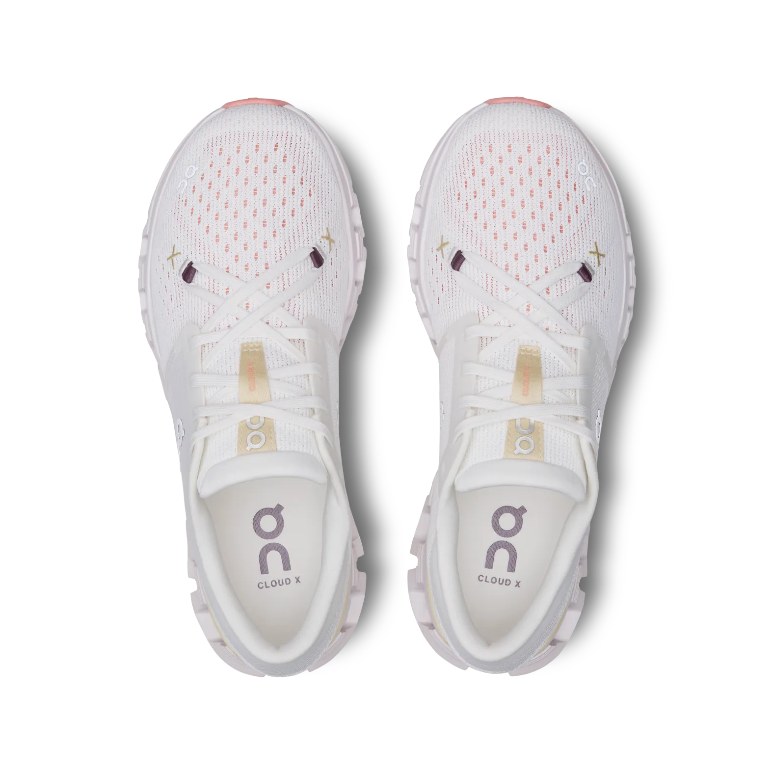 On Running Cloud X 4 - Womens Ivory/Sand