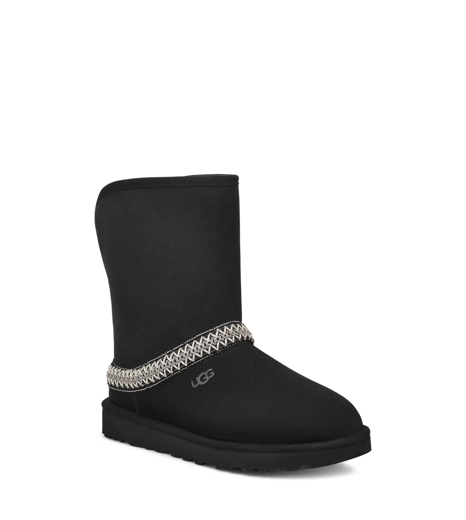 Ugg Classic Short Crescent Black