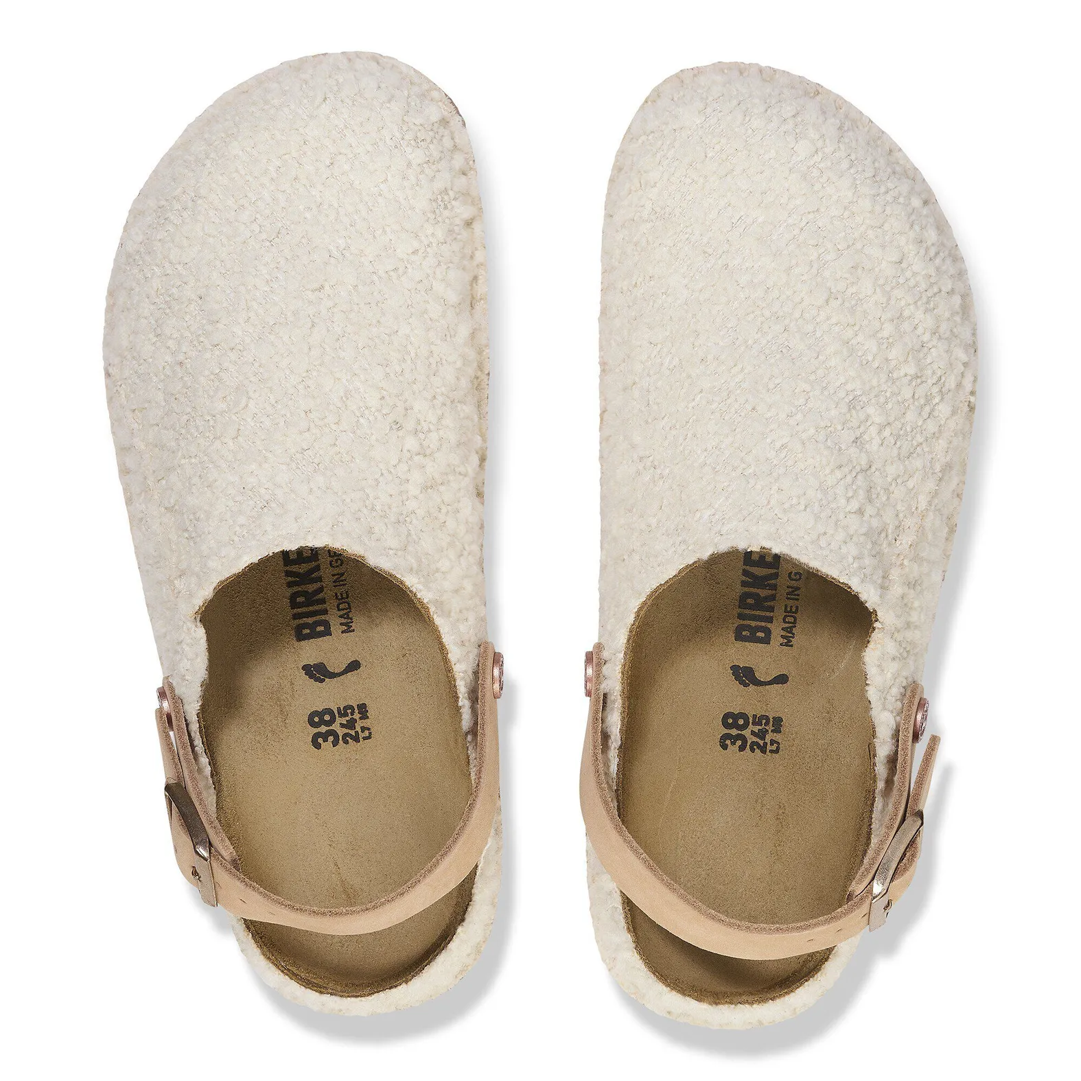 Birkenstock Lutry Premium Eggshell Textile