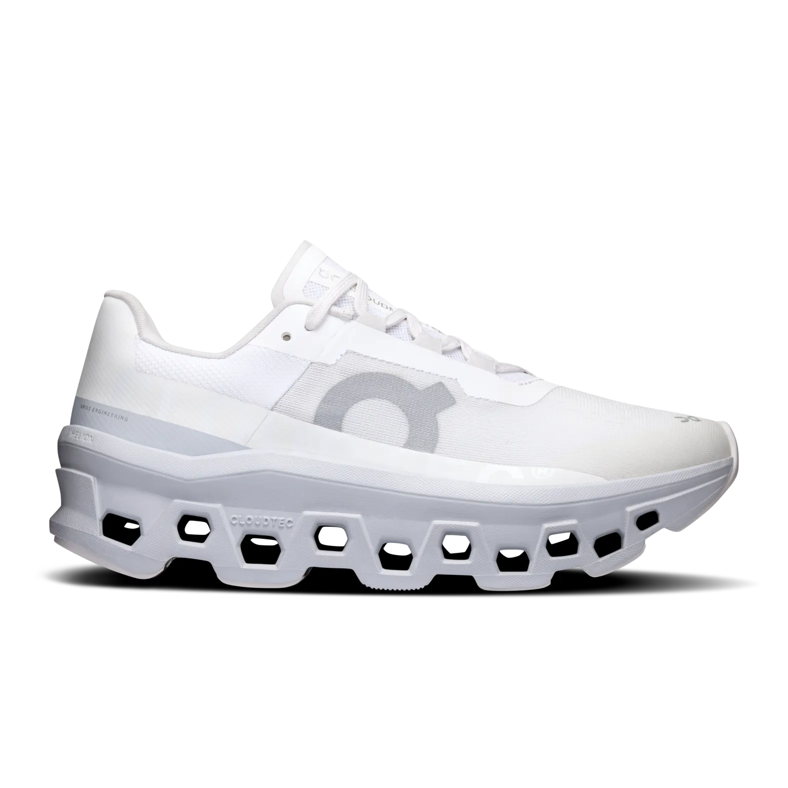 【新品未使用】On Cloudmonster ホワイト 24cm レディース On Running Cloudmonster - Womens White/Glacier