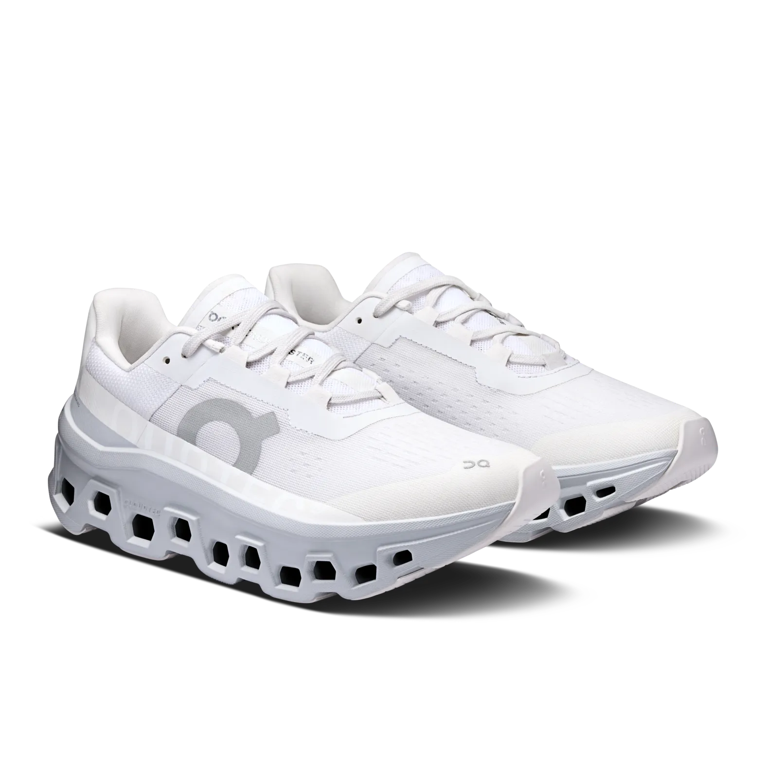 【新品未使用】On Cloudmonster ホワイト 24cm レディース On Running Cloudmonster - Womens White/Glacier