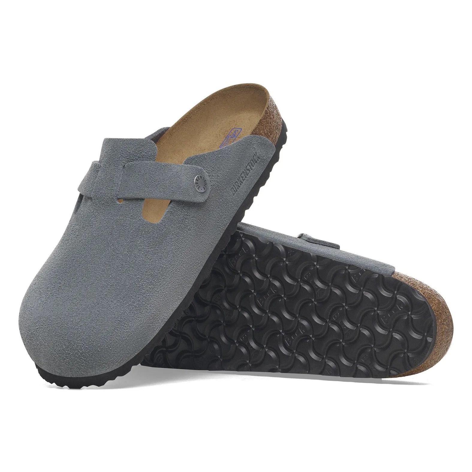 Birkenstock Boston Soft Footbed Suede Leather (Regular Width Birkenstock Boston Soft Footbed Suede Leather (Regular Width