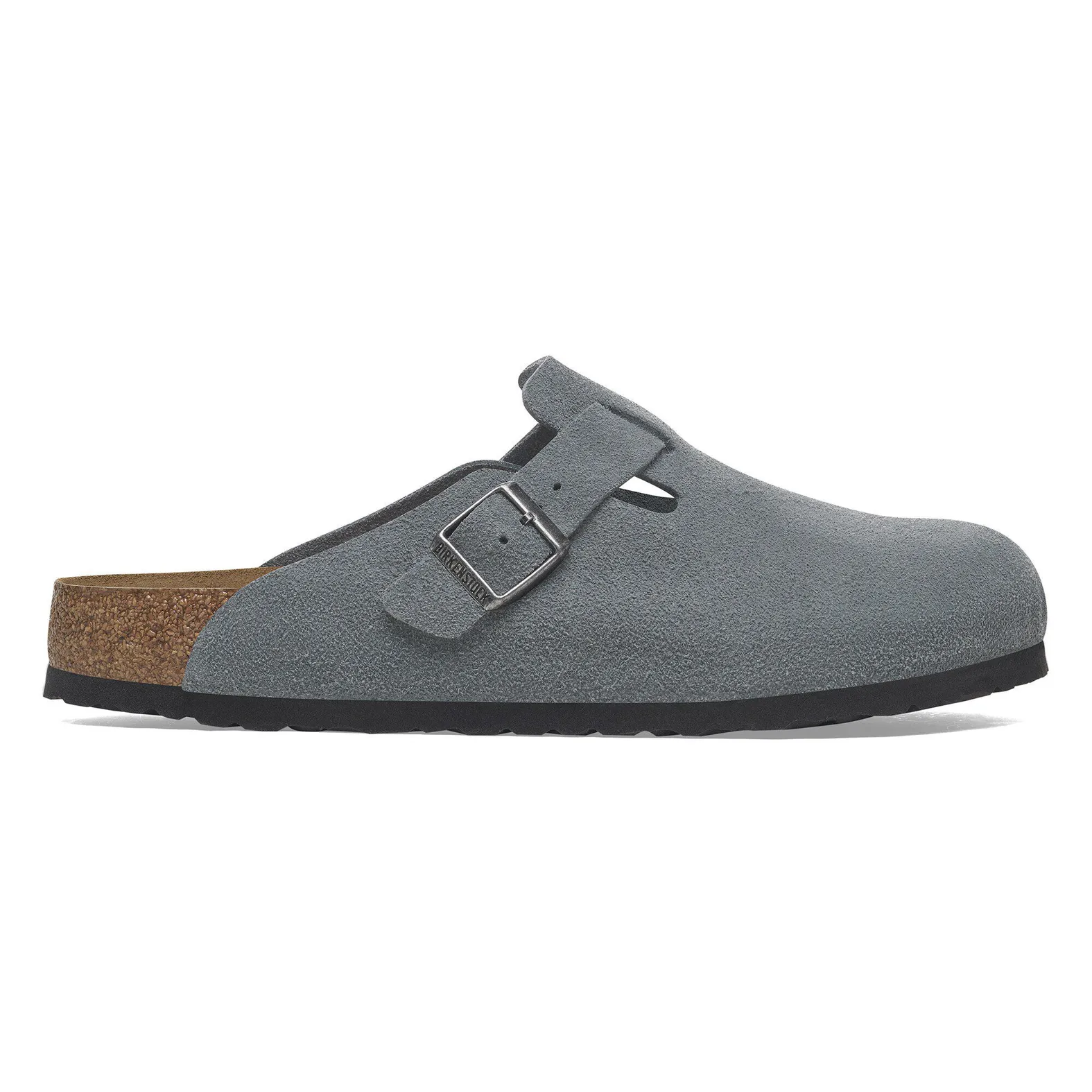 Birkenstock Boston Soft Footbed Suede Leather (Regular Width 