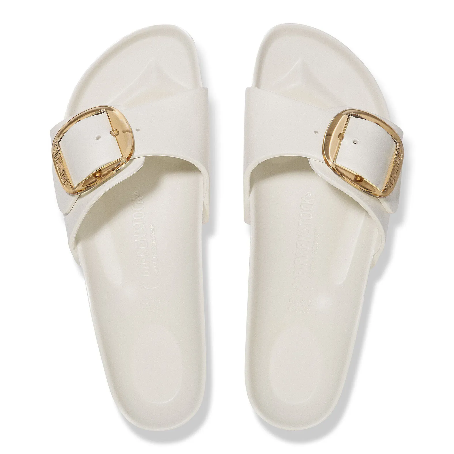 Birkenstock Women's Madrid Big Buckle EVA (Narrow Width) Eggshell
