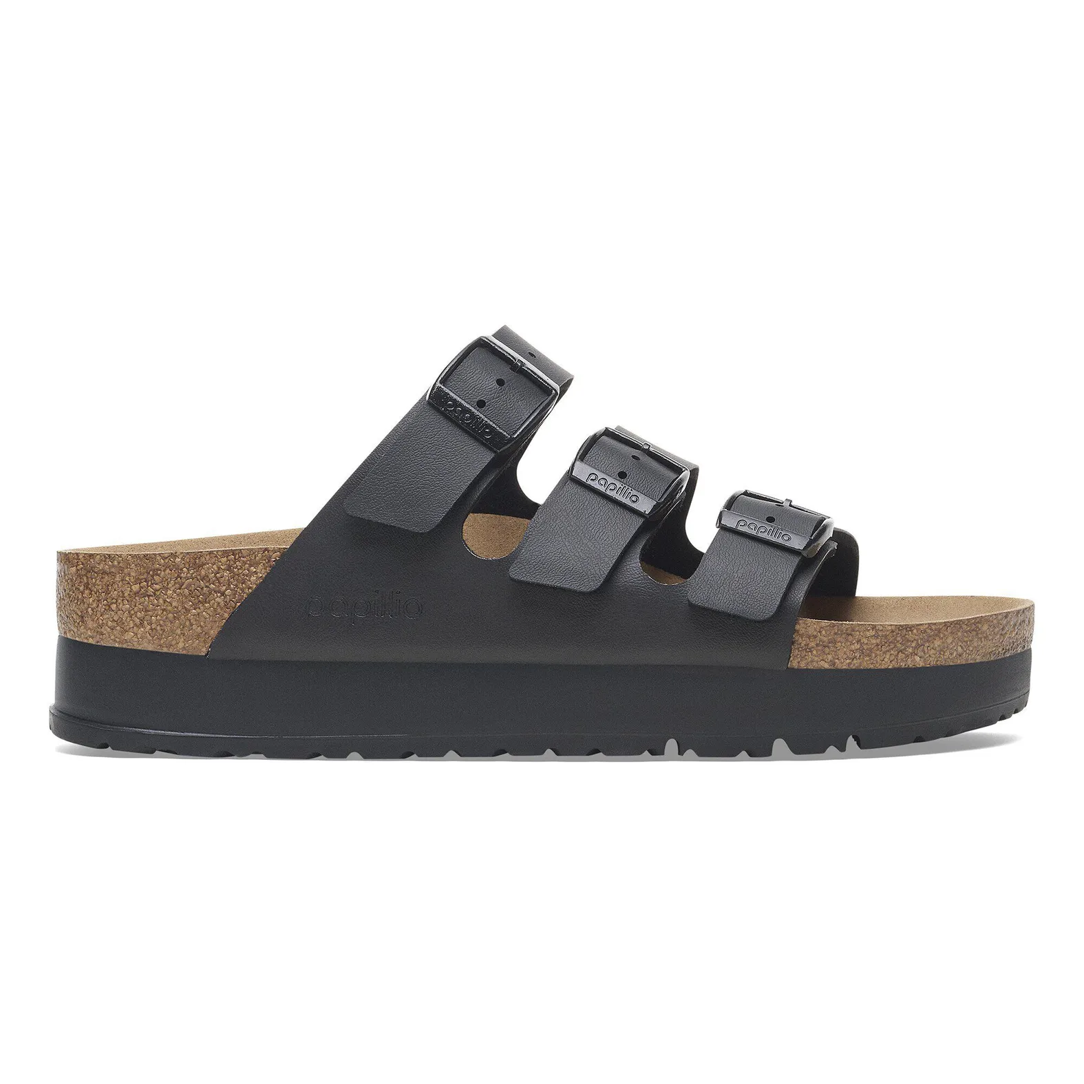 Birkenstock Florida Flex Platform Vegan Black BirkoFlor
