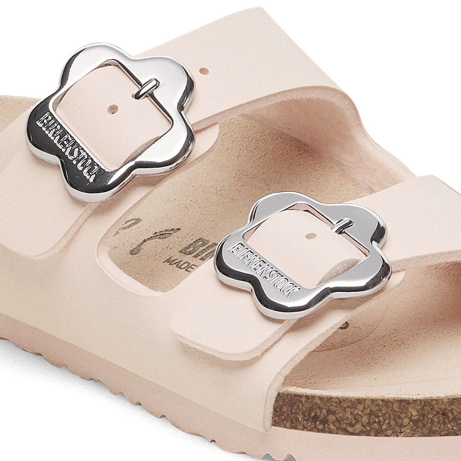 Birkenstock Arizona Flower Buckle - Kids Light Rose