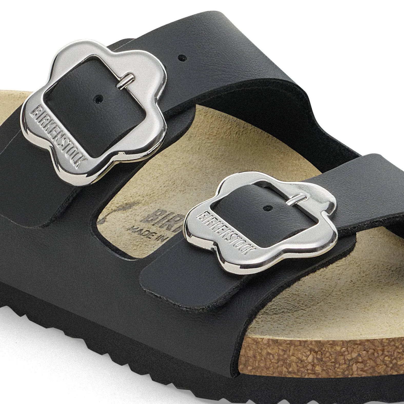 Birkenstock Arizona Flowers Kids Black BirkoFlor display picture 1