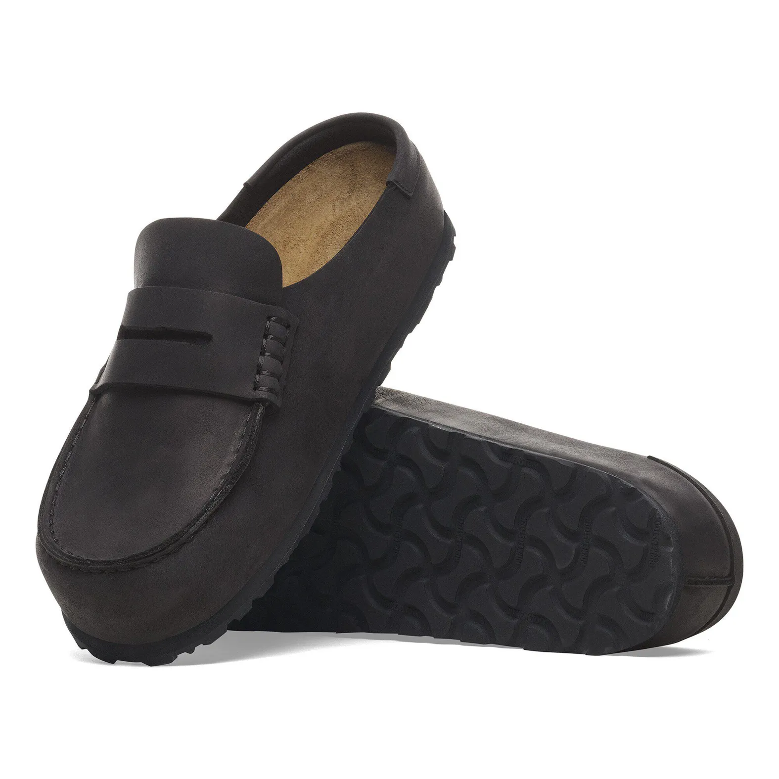 Birkenstock Naples Wrapped Black Oiled