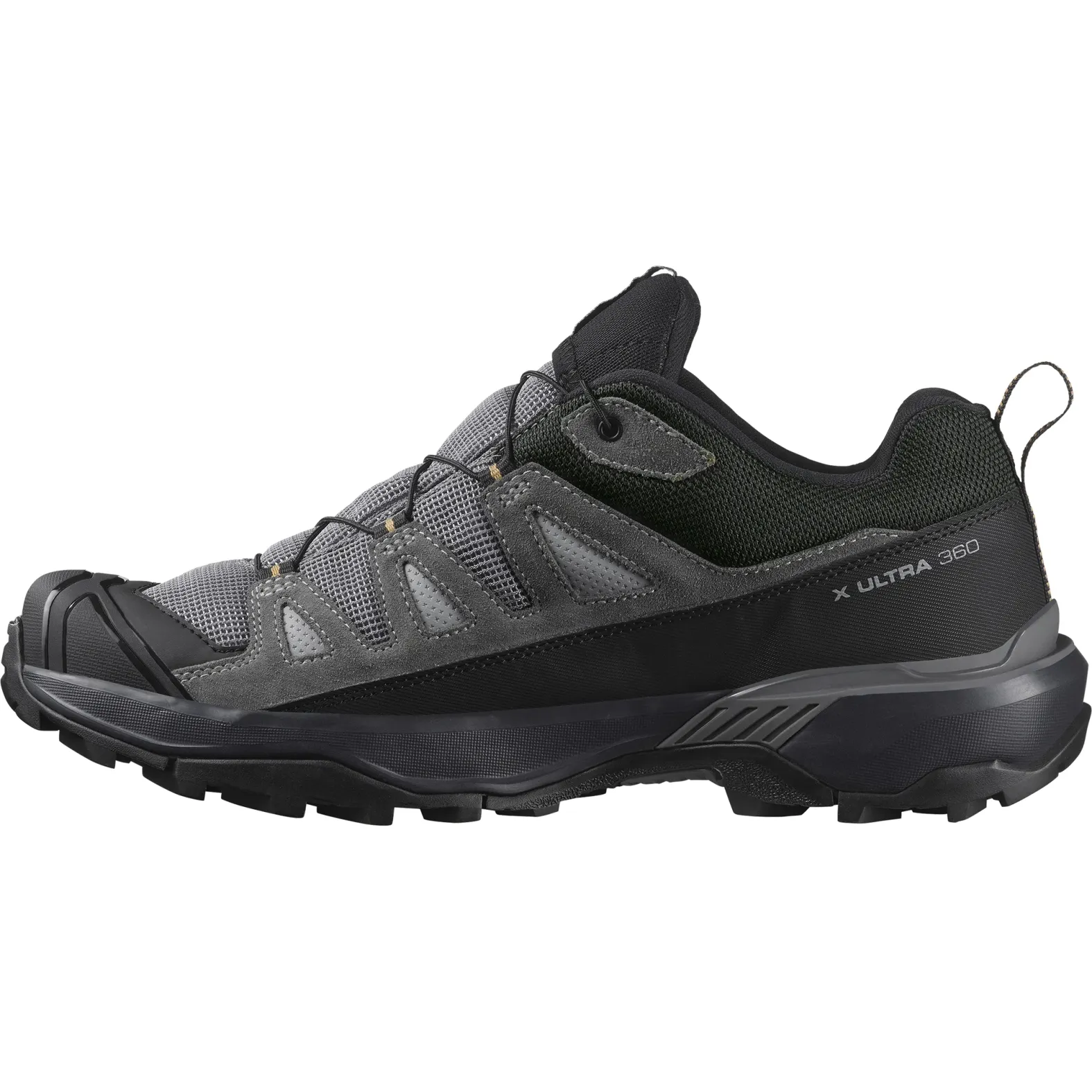 Salomon X Ultra 360 Leather GTX - Mens Sharkskin/Castlerock/Kelp
