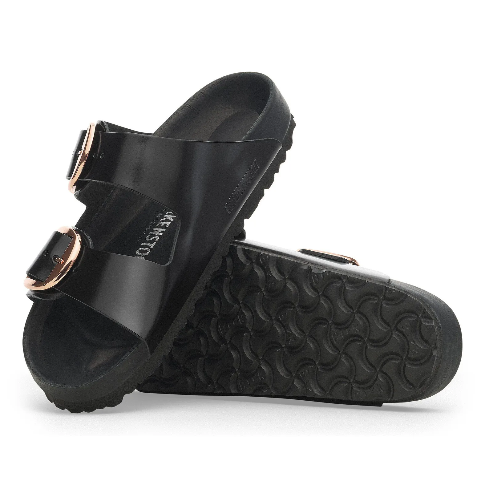 BirkenstockArizona Big Buckle ハイシャインブラック Birkenstock Arizona Big Buckle Exquisite High Shine Black