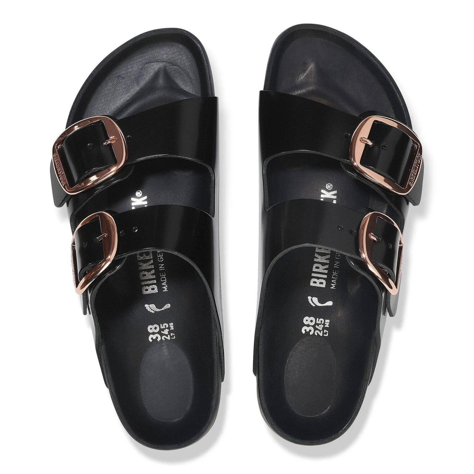 Birkenstock Arizona Big Buckle Exquisite High Shine Black