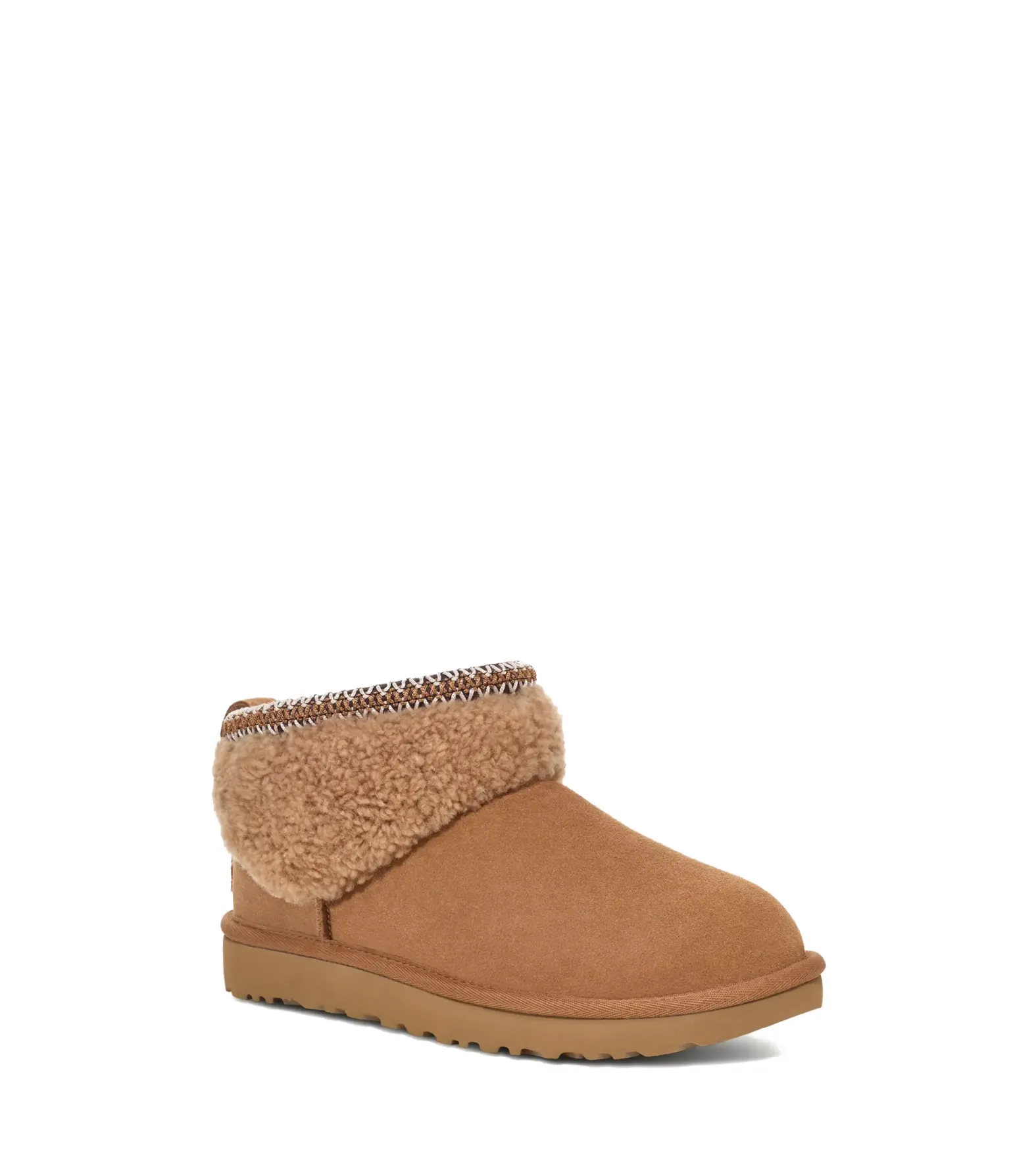 Ugg Classic Ultra Mini Maxi Curly Chestnut