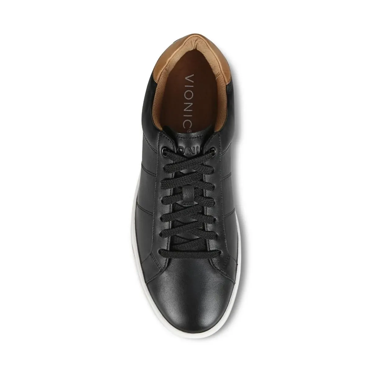 Vionic Lucas II Black/Tan Leather