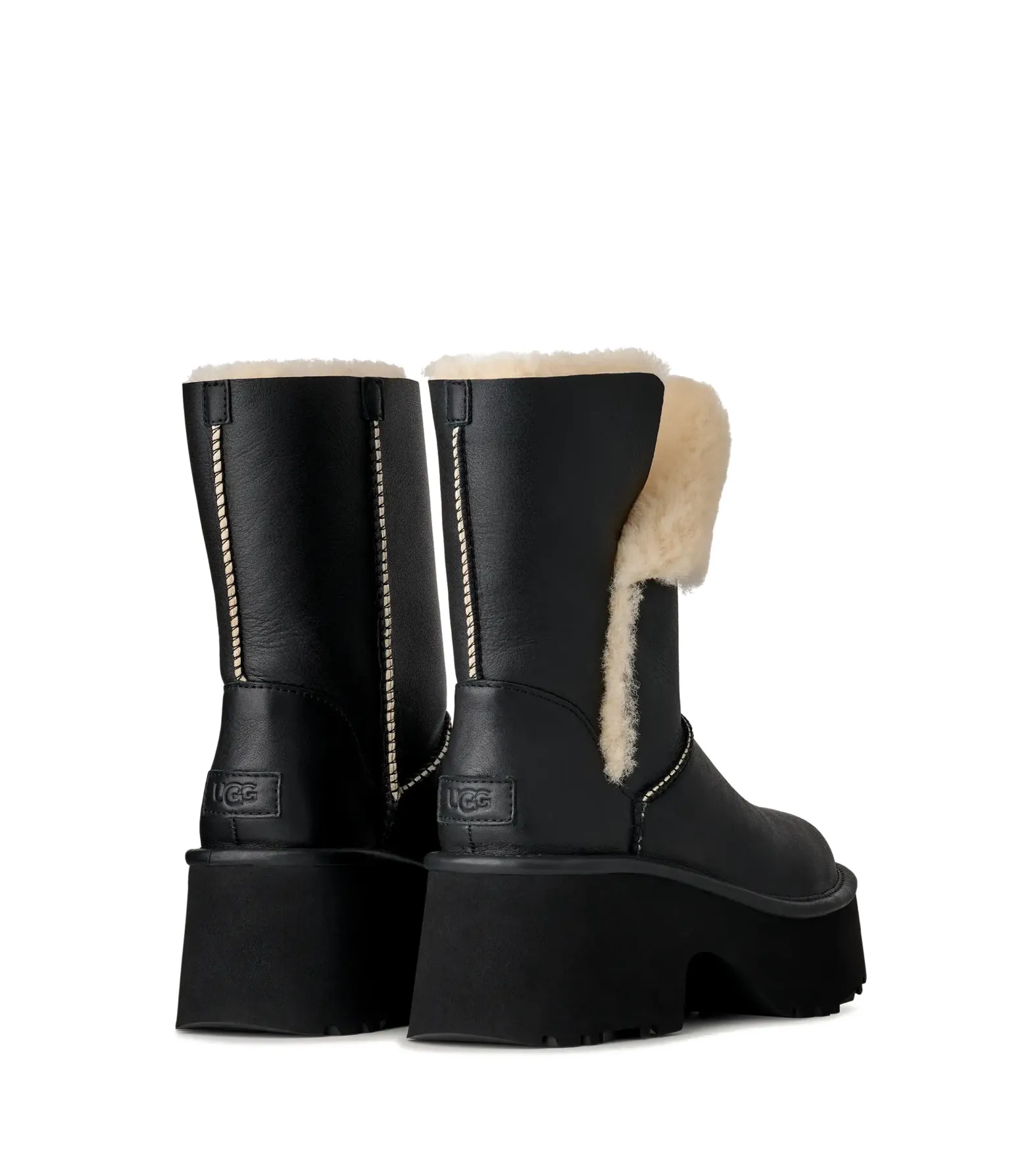 Ugg Esmee Leather Boot Black
