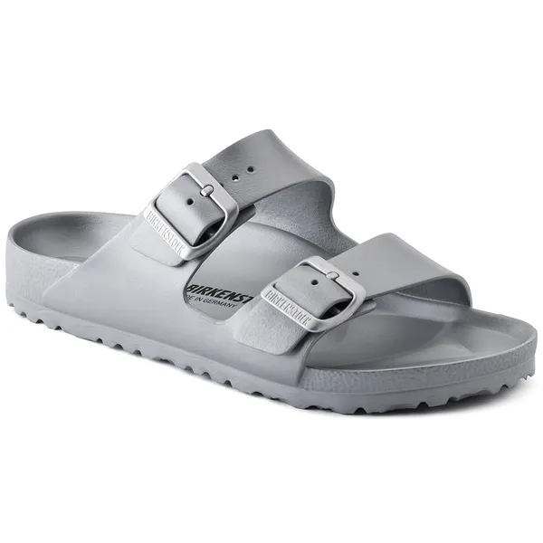 Birkenstock Women's Arizona Essentials EVA Metallic Silver