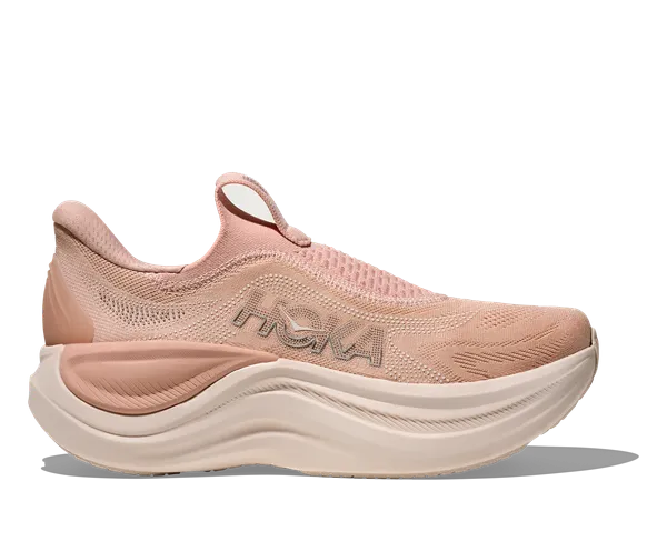 Hoka One One Skyward Laceless - Womens Rose Latte/Rose Cream