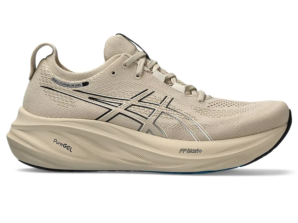 ASICS M. GEL NIMBUS 26 FEATHER GREY/BLACK