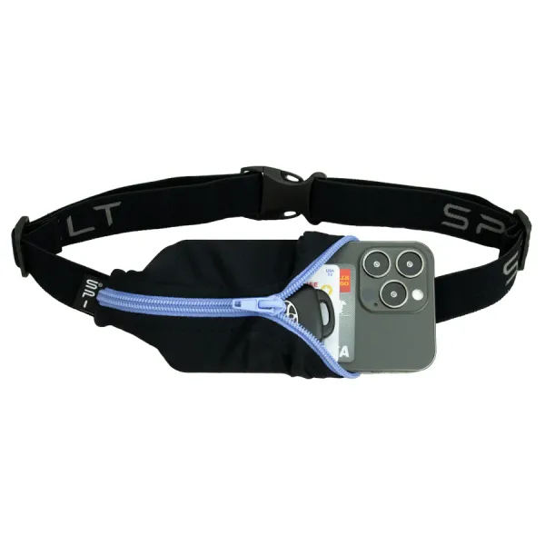 SPIBELT SPIbelt Running Belt Black | Periwinkle