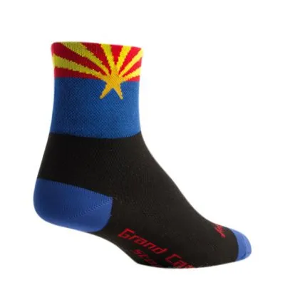 SOCK GUY SockGuy Classic 3" Crew Sock AZ Flag