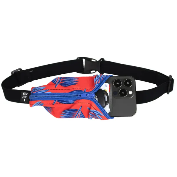 SPIBELT SPIbelt Running Belt Vintage Aloha | Blue Zipper