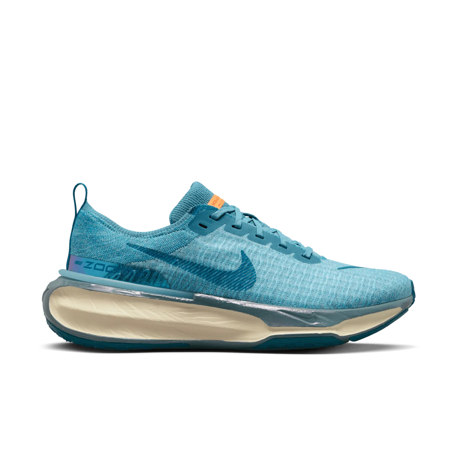 Nike Invincible Run 3 Light Blue Teal Men’s Running Shoes Nike ZoomX Invincible Run 3 Running Shoes Thunder Blue/Black  main image 4