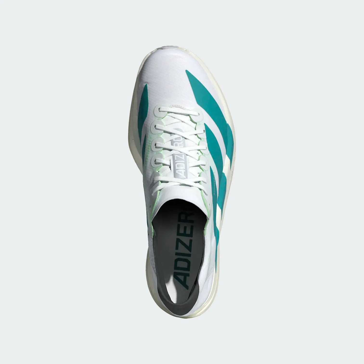 Adidas Men's Adizero Adios Pro4 FTWR White/Pure Teal/Carbon