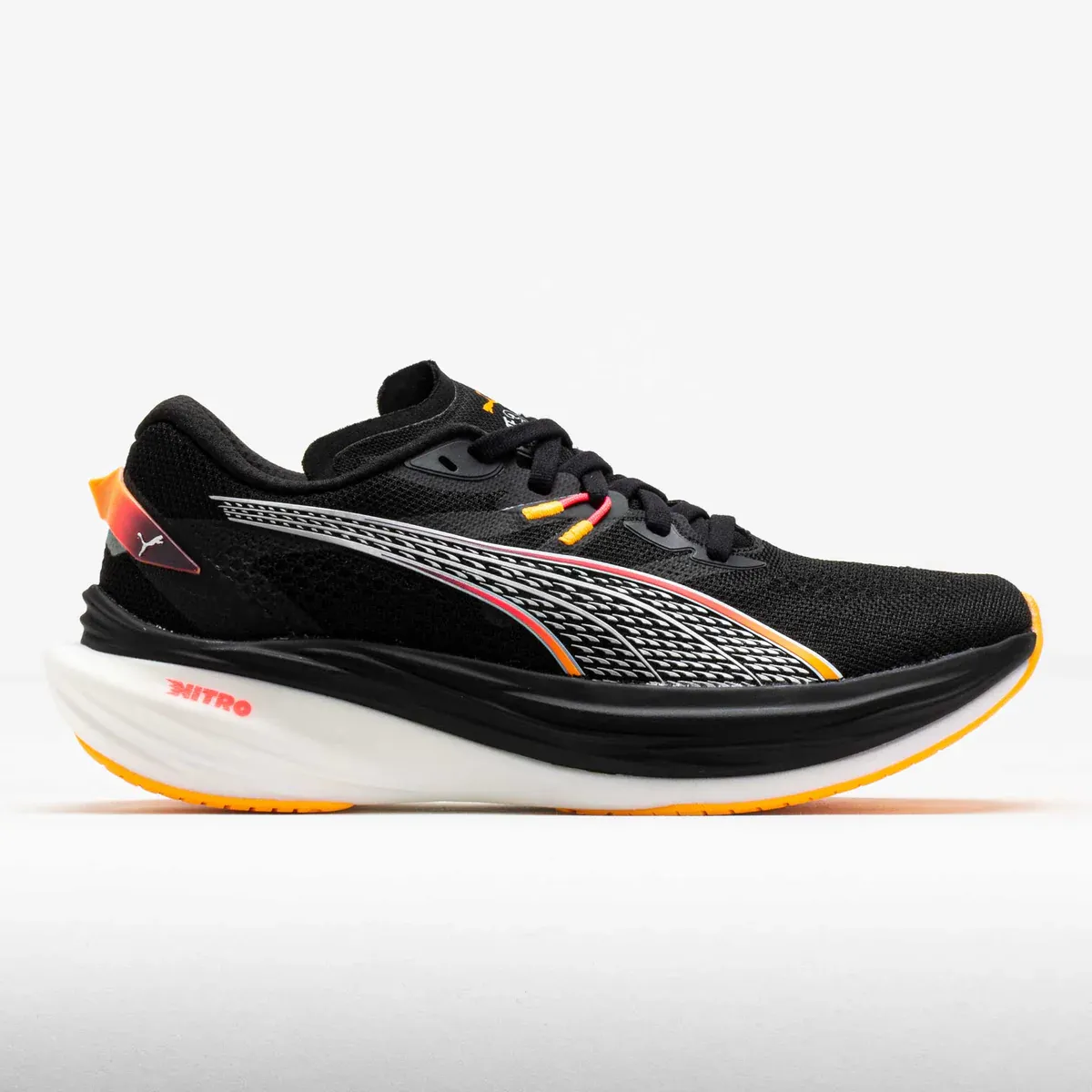 Puma Men's Deviate Nitro 3 Puma Black/Sun Stream