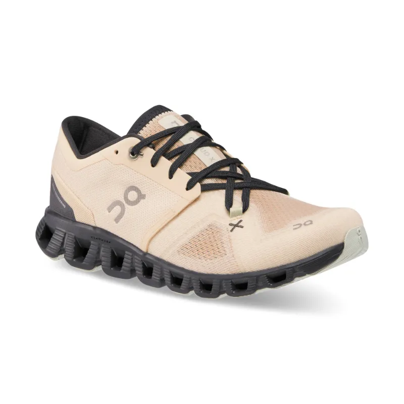 Women's On Cloud X 3 - Fawn/Magnet - Goodmiles Running Company Women's On Cloud X 3 - Fawn/Magnet - Goodmiles Running Company