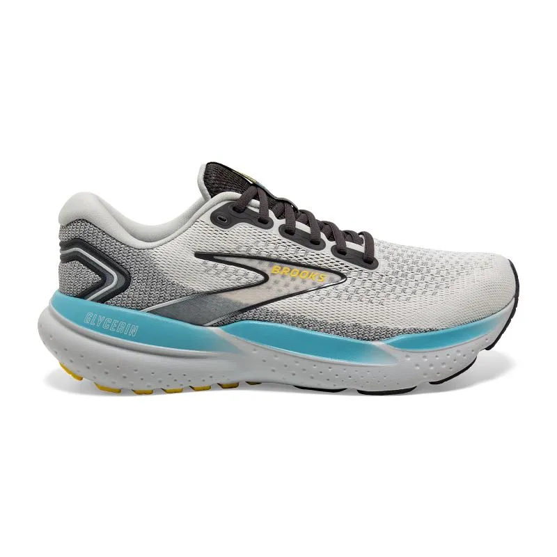 Brooks Men's Glycerin 21 184 Coconut/ForgedIron/Yellow