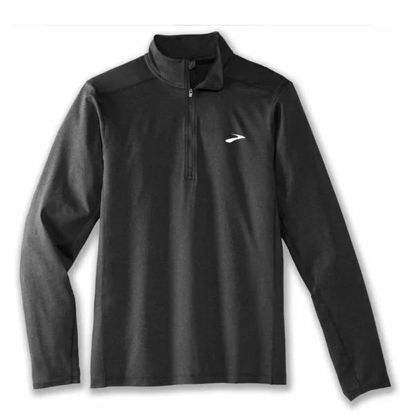 Brooks Women's Dash 1/2 Zip 2.0 Htr Black
