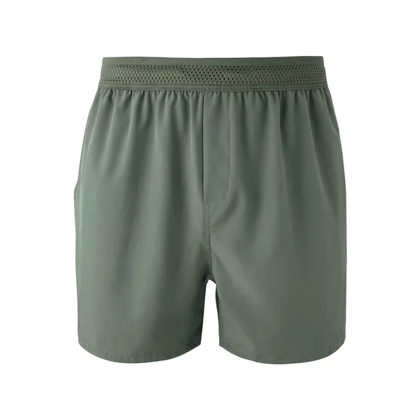 The RAC Collective Men's Run Short 5" Brief Castor Gray